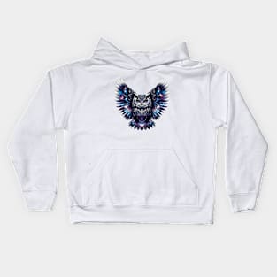 the great owl Kids Hoodie